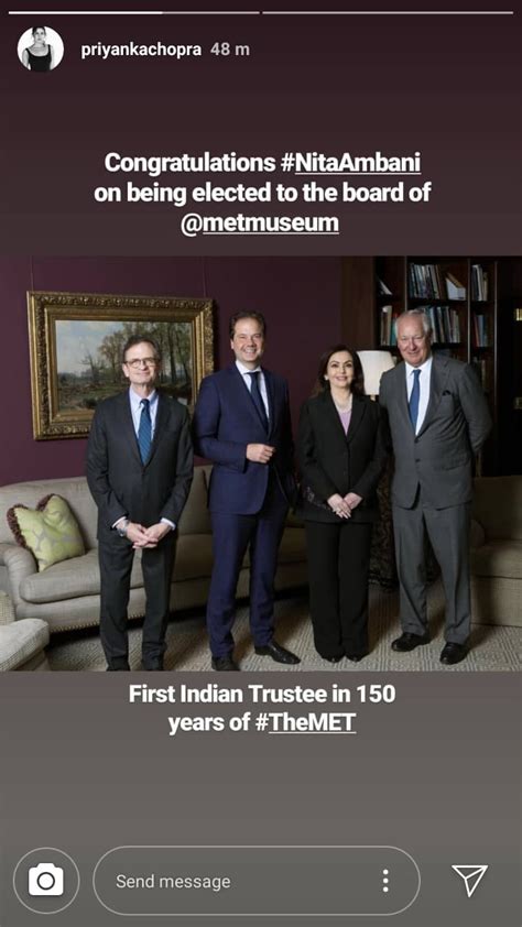 Nita Ambani Becomes 1st Indian Trustee Of New Yorkâ€™s Metropolitan