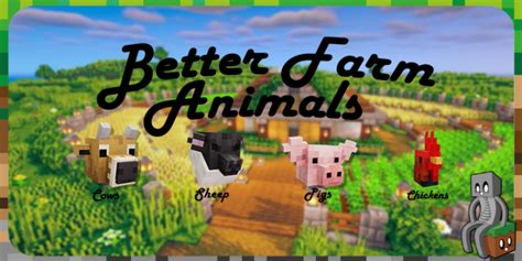 Resource Pack Better Farm Animals 18 120 Minecraft France