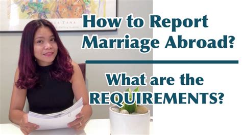 How To Assemble And Mail Your Report Of Marriage To Philippine Consulate Mrs B Youtube
