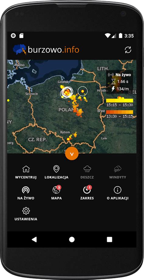 Zjawiska atmosferyczne wskazujące na występowanie warunków burzowych: Burzowo.info - Mapa burzowa dla Huawei do pobrania ...