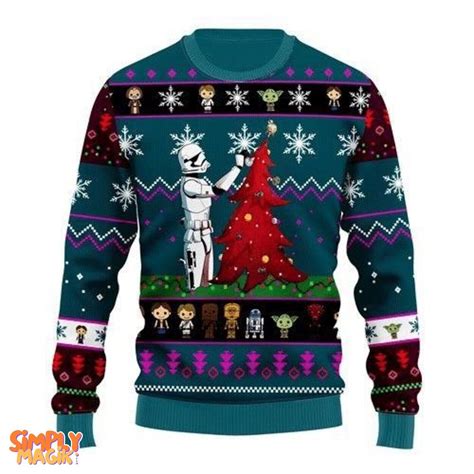 Star Wars Christmas Sweater Highlighted By Crimson Pines Simply Magik