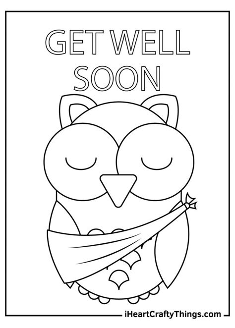 Get Well Soon Printable Coloring Pages Printable Templates