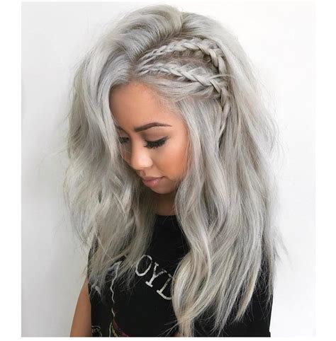 Platinum color just like on rings you wear will have the similar shade on hair and can be made darker or lighter to mtach preference and skin tone. 20 Adorable Ash Blonde Hairstyles to Try: Hair Color Ideas ...
