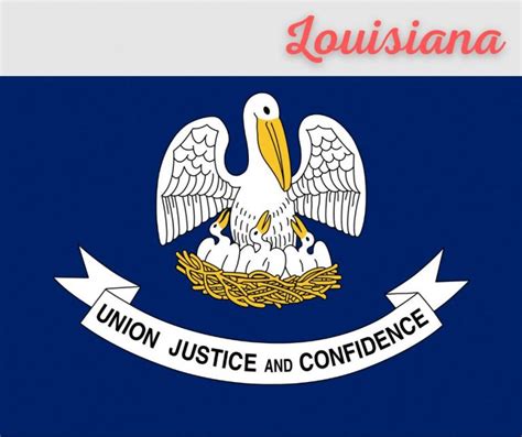 Louisiana State Motto Union Justice And Confidence 50states
