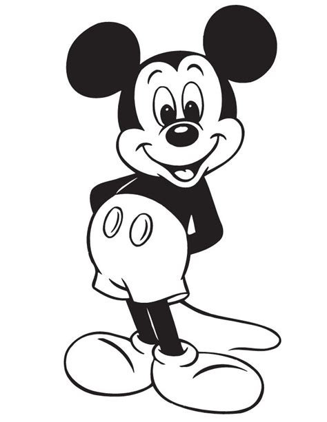 Mickey Mouse Balloon Coloring Pages Coloring Home