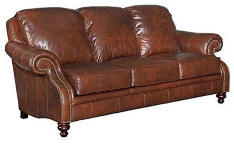 Broyhill Newland Leather Sofa In Affinity Finish L401 3q