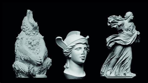 3d Print 18000 Famous Sculptures Statues And Artworks Rodins Thinker