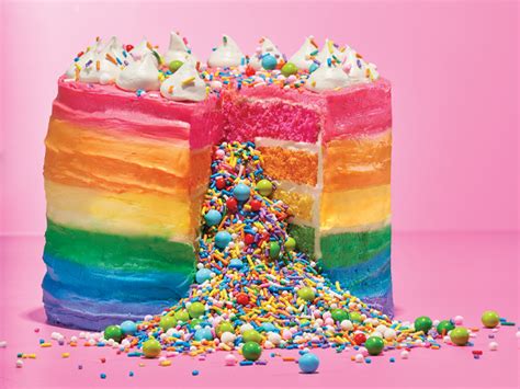 Rainbow Surprise Cake Hy Vee