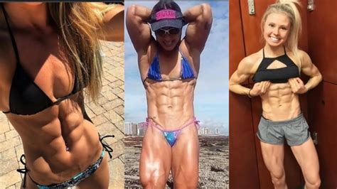 Best Female Abs Workout Fbb Presents Just Female Abs Ripped Shredded Girls Abs P 1 Youtube