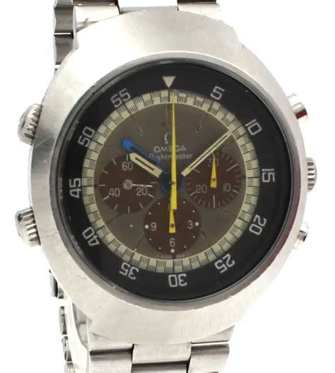 Vintage Omega Flightmaster Ref 145036 Chronograph 44mm Watch Cal 911