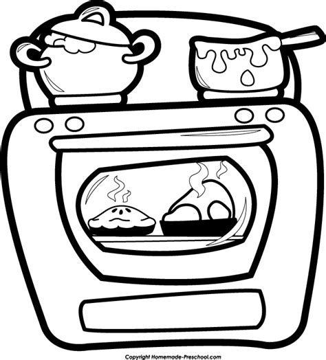 Color online with this game to color the house coloring pages and you will be able to share and to create your own gallery online. Open Oven Clipart | Free download on ClipArtMag