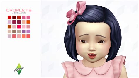 A Base Game Lipstick In The Maxis Lipstick Palette Sims 4 Toddler
