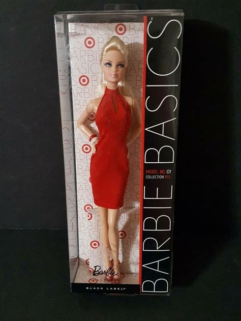 Barbie Basics 2010 Black Label Model No 1 Red Collection Mackie Face