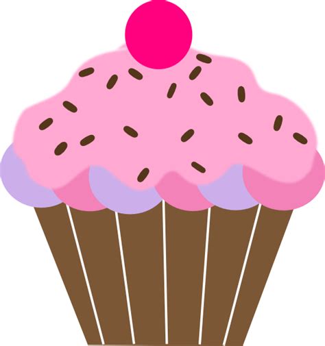 Pink Cupcake Clip Art At Vector Clip Art Online Royalty