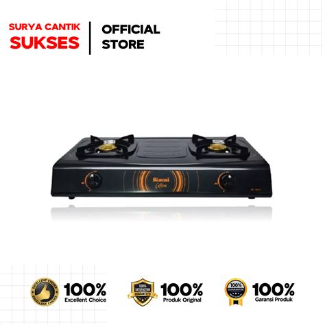 Kompor gas 2 tungku Rinnai 522C Kompor Gas Rinnai 2 Tungku Rinnai RI