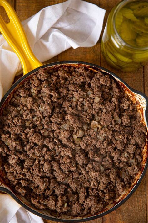Upgrade baked beans from classic side dish to a meaty main meal by adding lean ground beef. Loose Meat Sandwiches Recipe (Just like Maid-Rite) - Dinner, then Dessert