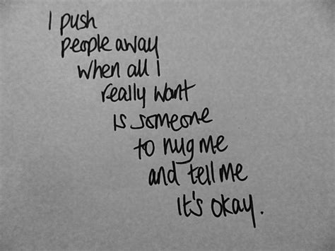 Love Quotes On Pushing People Away Quotesgram
