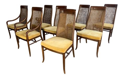 Find furniture & decor you love at hayneedle, where you can buy online while you explore our room designs and curated looks for tips, ideas & inspiration to help you along the way. Mid-Century High Back Cane Dining Chairs by Drexel ...