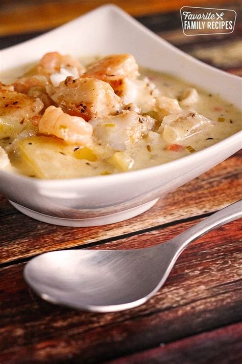 Add frozen vegetables, undrained tomatoes and fish. Thick and Hearty Seafood Chowder is full of savory flavor! Seasoned fish, tender potatoes a… in ...