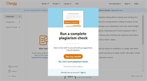Chegg Plagiarism Checker Review Originalityai