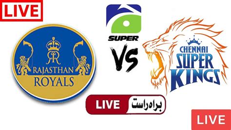 Star Sports Live Cricket Match Today Online Chennai Kings Vs Rajasthan