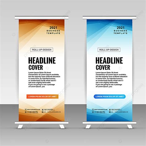 Vertical Banner Design Signboard Advertising Brochure Flyer Temp