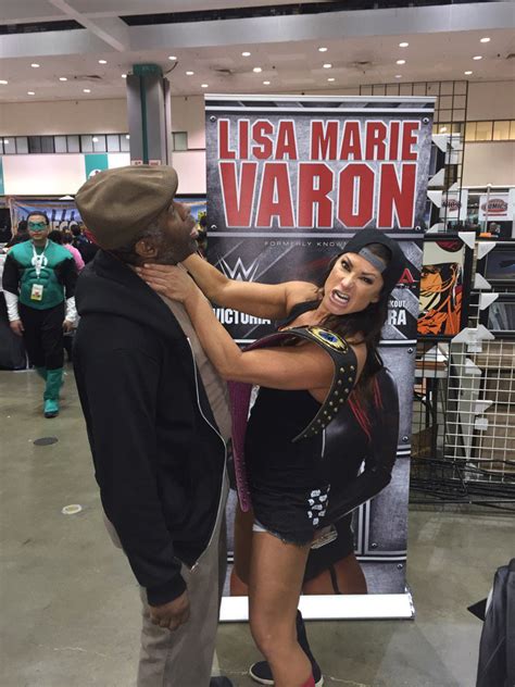Arnaz Morris On Twitter Getting Choked Out By Lisa Marie Varon Victoria Tara WWE TNA