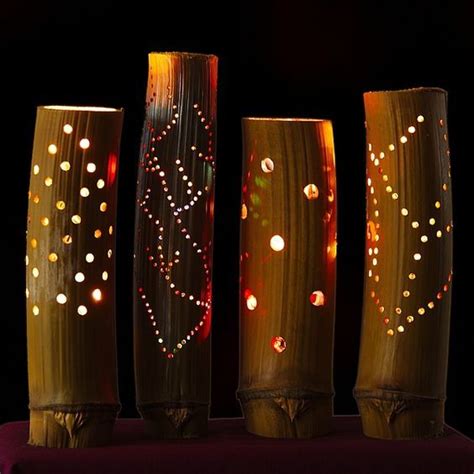 Bamboo Diy Bamboo Decor Bamboo Light Bamboo Lamp Bamboo Crafts