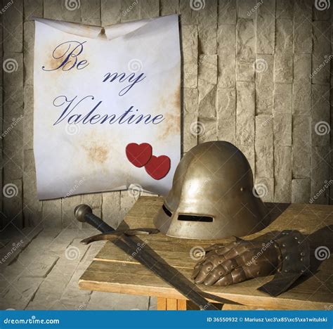 Medieval Valentines Day Stock Photography Image 36550932