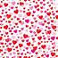 Cute Valentine Hearts Seamless Pattern Stock Illustration  Download