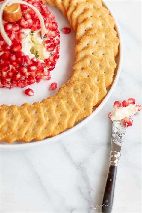 Ornament Cheeseball The Cutest Pomegranate Christmas Cheese Ball