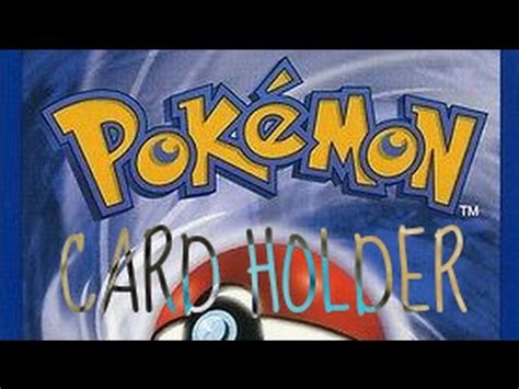 Usually a energy card since they are abundant. DIY Pokemon Card Holder - YouTube