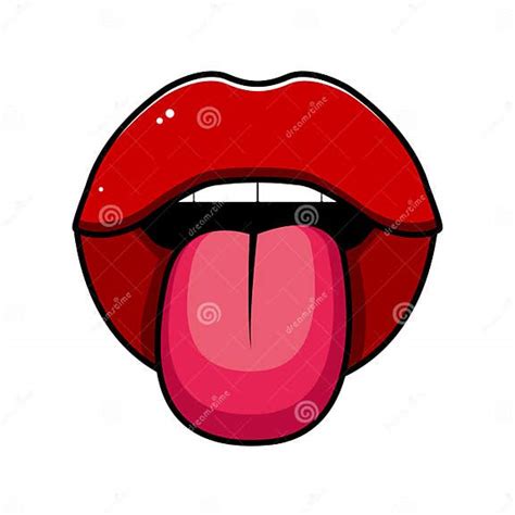 clip art open mouth with tongue stock vector illustration of pink greeting 250112554