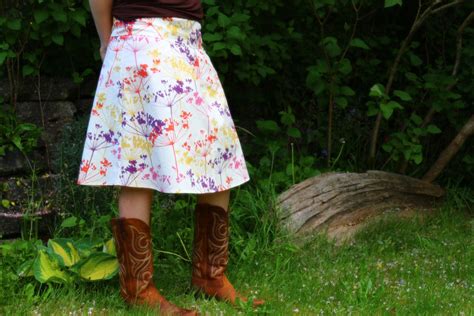 Prairie Country Western A Line Skirt Queen Annes Lace In Etsy