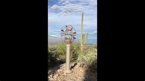 Stratasphere Kinetic Wind Sculpture In Tucson By Roger Heitzman Youtube