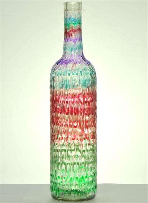 Wine Bottle Art Bellas Glass