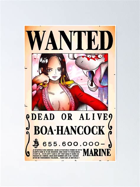OFFICIAL Boa Hancock Wanted Posters Update Marzo