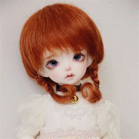 2018 New Arrival 13 14 16 Bjd Sd Doll Wig Cute Style With Two Braid