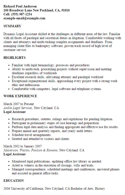 Legal assistants provide administrative assistance to attorneys and other professionals in the field of law. Legal Assistant Resume Template — Best Design & Tips ...