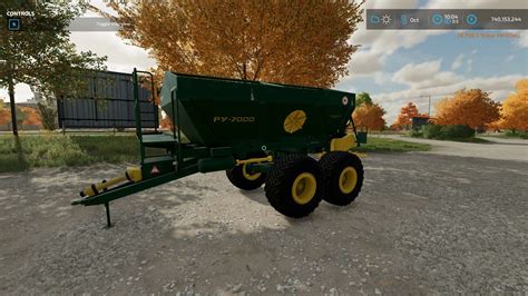 Ru 7000 Fertilizer Spreader V10 Fs22 Farming Simulator 22 Mod Fs22 Mod