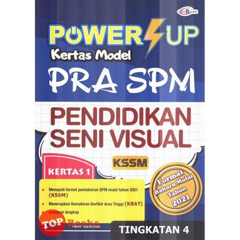 Buy Topbooks Cemerlang Power Up Kertas Model Pra Spm Pendidikan Seni