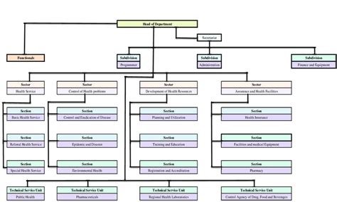 Health Department Organizational Chart A Visual Reference Of Charts