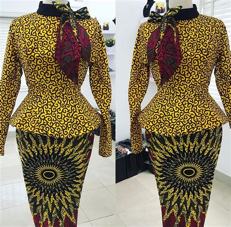 Classic Ankara Skirt And Blouse Styles For Fashionistas
