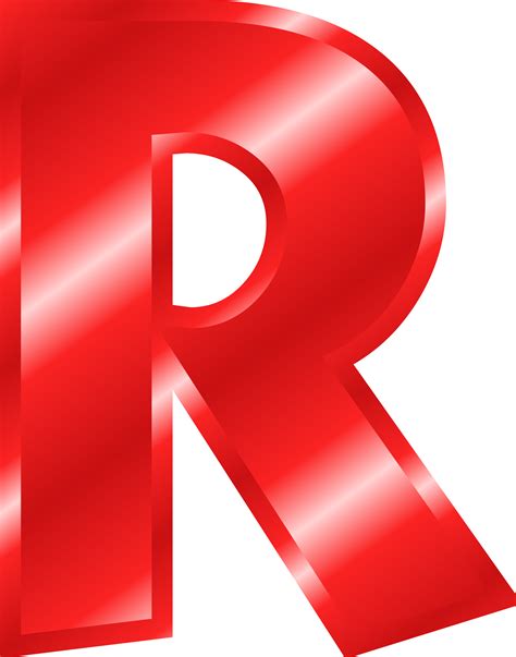 R Clipart Big Letter R Big Letter Transparent Free For Download On