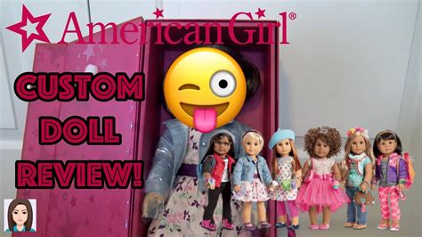 american girl create your own doll review i made an ag doll youtube