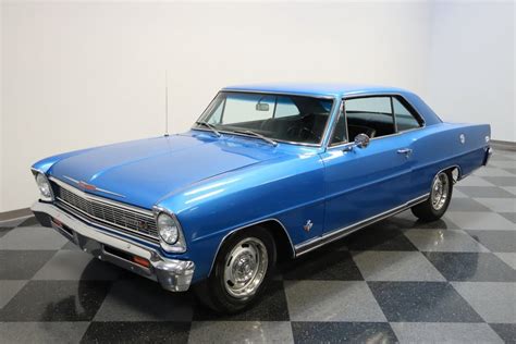 1966 Chevrolet Nova Ss 64797 Miles Marina Blue Coupe 327 Ci 4 Speed