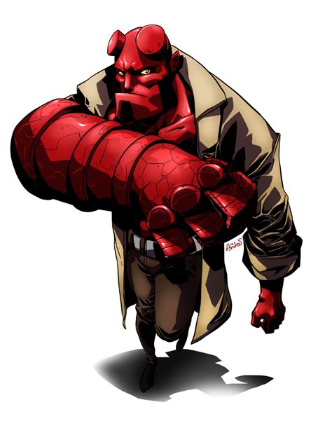 Comics Forever Hellboy Artwork By Andre Dreviator 2012