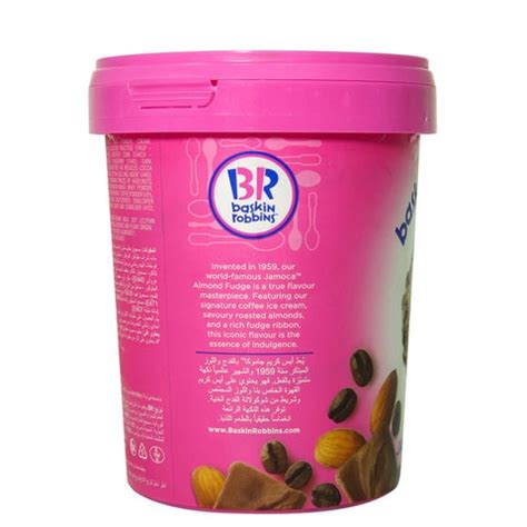 Buy Baskin Robins Jamoca Almond Fudge Ice Cream L Online Shop Frozen Food On Carrefour Uae