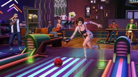 The Sims 4 Bowling Night Stuff Pack Gameplay Features And New