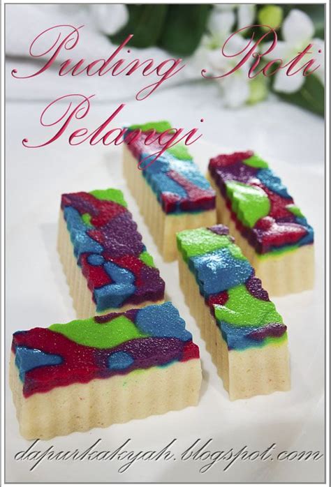 Resepi ni ita ambil dari my resepi. Puding Roti Pelangi | Puding, Puding roti, Makanan
